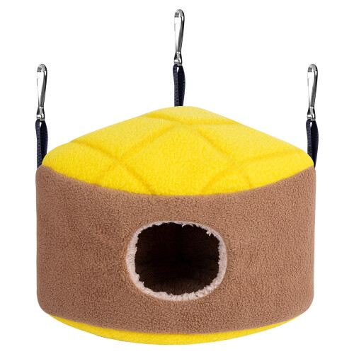 Bird Hammock Nest for Small Pets – Plush Warm Hideout