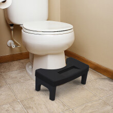 Repose-pieds de toilette ergonomique antidérapant de 17 cm