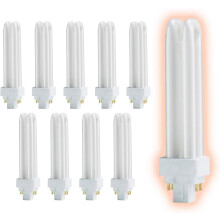 GoodBulb 18W CFL Bulbs 3500K 1200LM 10 Pack