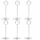 10 Pack Silver Wire Table Number Holders, 22 cm Tall 1