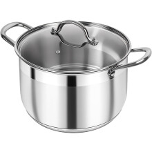 12-Quart Stainless Steel Stockpot with Lid