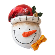 Christmas Snowman Table Figurines, Resin, 6 cm