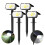 Solar Spot Lights 64LED IP65 Waterproof 4 Pack 1