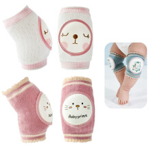 Baby-Knieschoner zum Krabbeln – Atmungsaktive Baumwolle, Schwamm