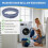 Deurafdichting voor wasmachine, EPDM-rubber, 16,2 inch 2