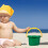 Plastic sand bucket with handle 1 piece 7