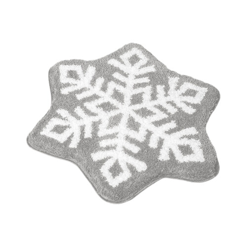 Julsnöflingematta Kudde 40x40 cm 1