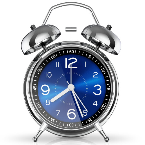 Retro Twin-Bell Alarm Clock with Backlight 1