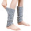Strickfleece-Beinwärmer Unisex Einheitsgröße Grau 2