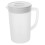 Vit PP-vattenkanna med lock, 1,5 l 4