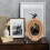 Rattan Photo Frame – Light Brown, Tabletop or Wall Mount 3