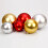 MOUDUO gold plastic Christmas ball 8 inch 6