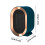 Ceramic Space Heater 1200W 3-Second Heat 2 Modes Dark Blue 3