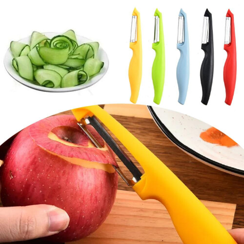 Gemüseschäler mit langem Griff für Karotten und Obst 1