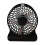 Ventilateur de bureau 3 vitesses rechargeable USB 16,8 x 14 cm 2