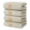 Snowflake Cotton Bath Towels 13 x 30 in 4-Pack 2
