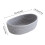 Natural Cotton Rope Rectangular Storage Baskets Set of 3 5