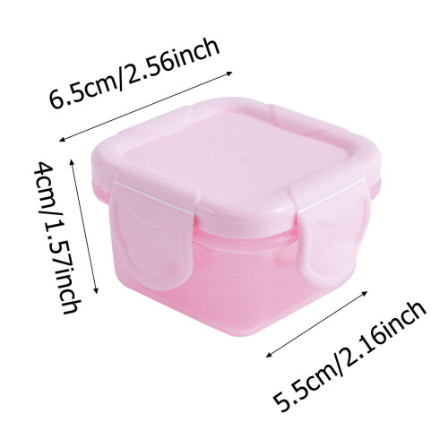 Plastic food containers with lids tender green 2 oz 2