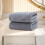 Samt-Badetuchset, 2er-Pack, 75 x 35 cm 2