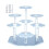 Acrylic Display Risers Hexagonal Set 5-Piece 1