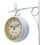 Double-Sided Garden Wall Clock White 1