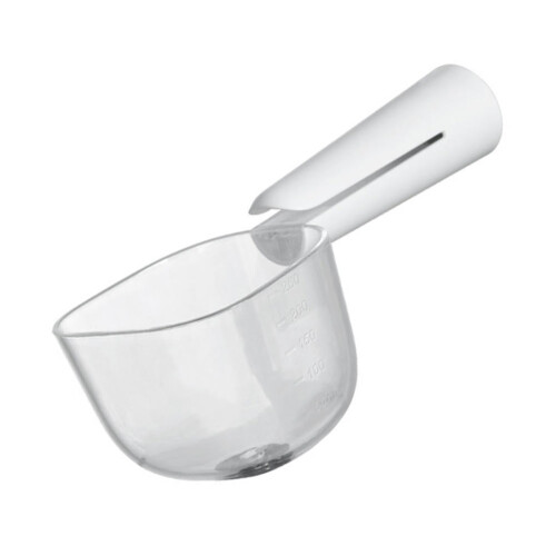 White ABS Rice Measuring Cup with Scale 1 Cup