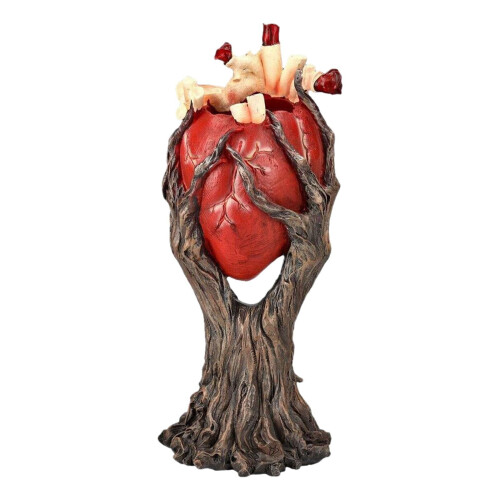 Resin Human Heart Sculpture Decorative Ornament