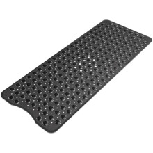 Tappetino da bagno antiscivolo in PVC, 40x16 pollici, con ventose.