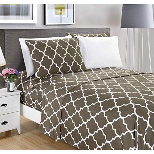 Queen Microfiber Sheet Set 6-Piece Deep Pocket