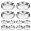 Stainless Steel Sauce Dishes 12 Pack 3.14 x 3.14 x 0.59 in 1