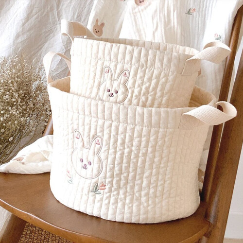 Cotton Storage Basket – Collapsible, Large Capacity, S or