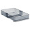 Clear Plastic Kitchen Drawer Organizer with Adjustable 1