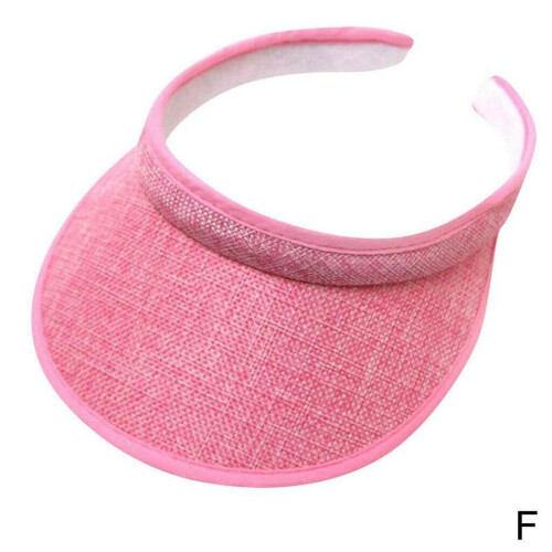 Cotton-Linen Adjustable Sun Visor Hat