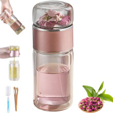 Bouteille infuseur à thé Alivefuser – Verre borosilicate, 280 ml