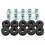 Kit de 10 œillets en caoutchouc double face fermés 1