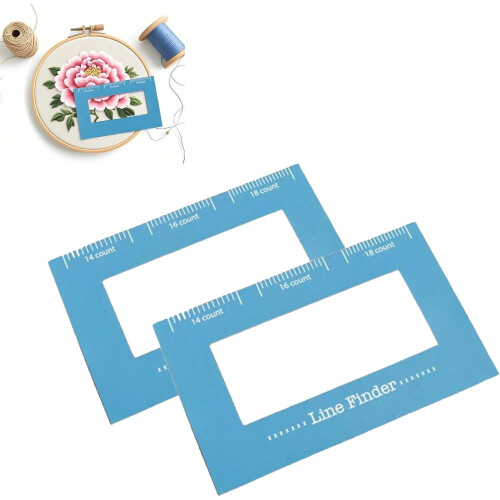 Magnetischer Kreuzstich-Linienfinder (2er-Pack)