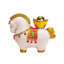 Elegant Horse Resin Sculpture Desktop Ornament
