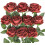 10pcs Realistic Silk Black Roses with Long Stems 1