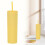 16oz Slim Double-Wall Plastic Tumbler with Lid 1