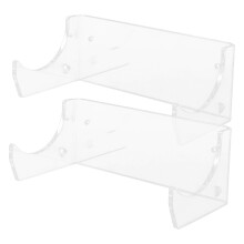 Acryl rolhouder voor aan de muur (1 stuk)