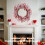 Artificial Heart Twig Wreath for Door or Wall 4