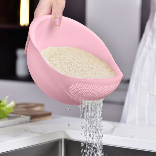 Plastic Rice Washer with Spout and Hanging Hook 1