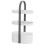 OUNONA 2-Tier White ABS Storage Rack 4