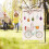 Easter Garden Flag 12x18in Rabbit & Eggs Design 4