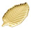 Serviertablett aus Edelstahl in Goldblattform 5