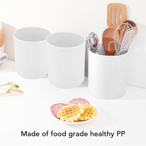 360 draaibare bestekhouder PP wit 2
