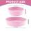 8-inch Pink Silicone Cake Mold Round Baking Pan 3