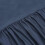 Ruffled Bed Skirt Queen 16" Drop Navy Polyester 3