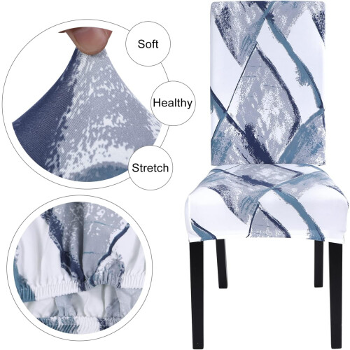 Stretch Dining Chair Covers Set of 4 – Polyester-Spandex, 2