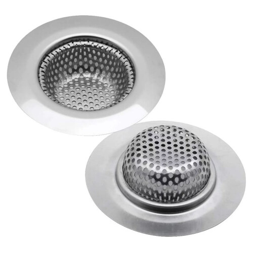 Stainless Steel Sink Strainer Set – 2 Pack 2